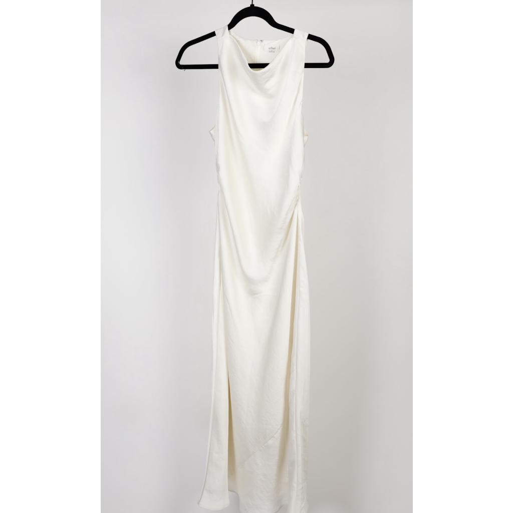 Wilfred Ivory Women’s Cowl Neck Dress